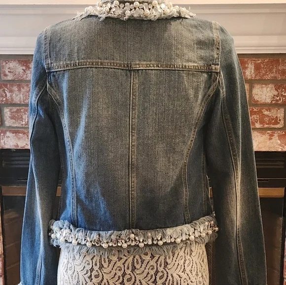 DURAN JEWELED JEAN JACKET - Picture 2 of 4
